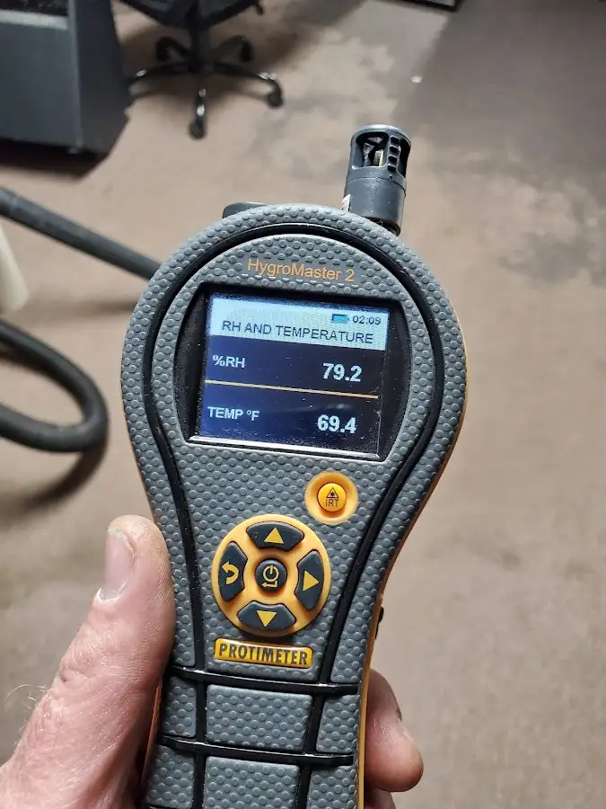 Moisture meter humidity assessment for Mold Remediation & Removal in Holly Hill